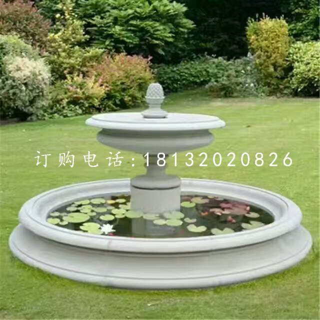 雙層小型噴泉石雕，庭院噴泉石雕