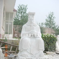 漢白玉龍王石雕，龍王廟神像石雕