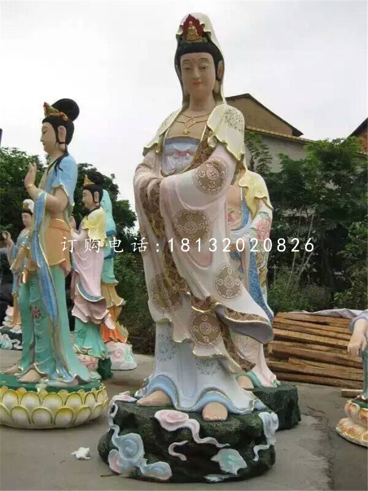 玻璃鋼觀音菩薩，玻璃鋼寺廟佛像