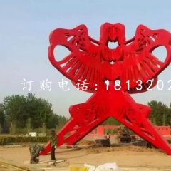 不銹鋼公園雕塑，不銹鋼風(fēng)箏雕塑