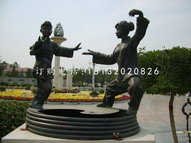 打太極拳銅雕，廣場(chǎng)人物銅雕.jpg