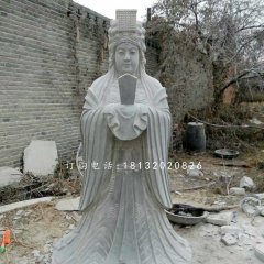 青石媽祖雕塑，廣場(chǎng)神仙石雕