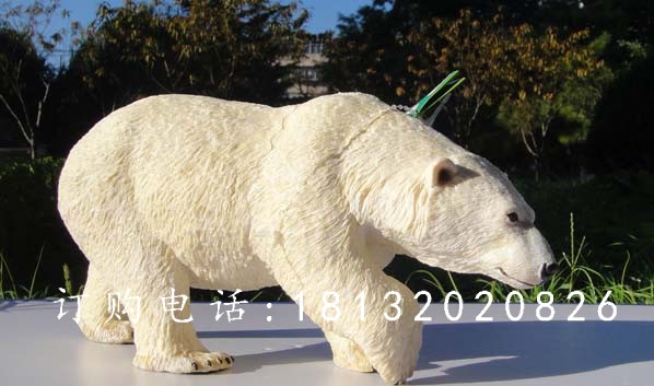 玻璃鋼北極熊，仿真動物雕塑 (2).jpg