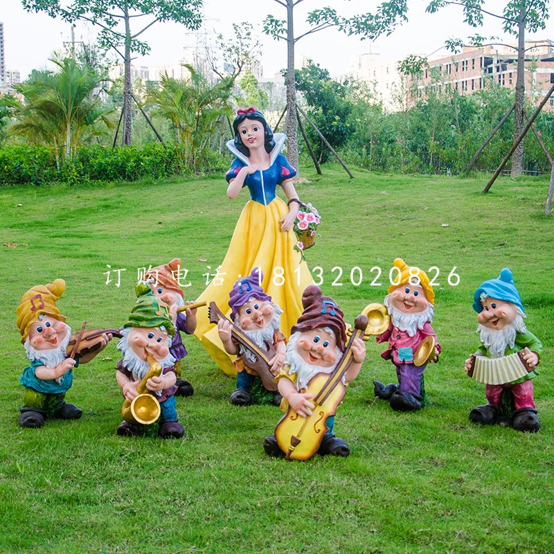 白雪公主小矮人雕塑，公園卡通人物雕塑 (5).jpg
