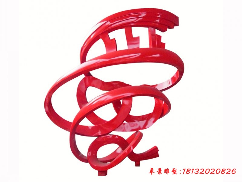 不銹鋼愛雕塑 廣場(chǎng)景觀雕塑