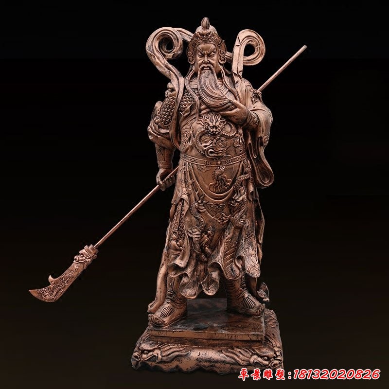 武財神雕塑 ，持刀關(guān)公雕塑 (3)[1]