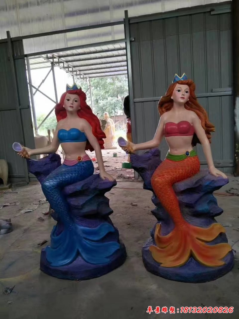 玻璃鋼雕塑美人魚(yú)