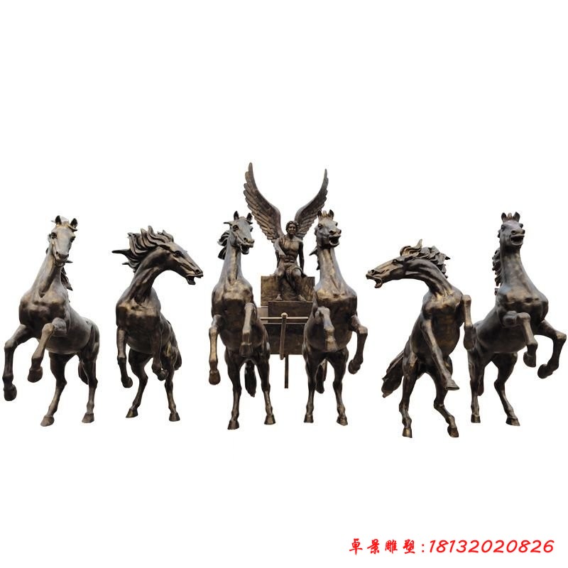 六匹馬阿波羅戰(zhàn)車(chē)銅雕
