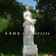 漢白玉美女雕塑，西方美女石雕