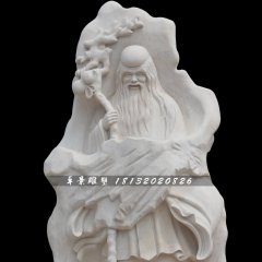 老壽星石雕，漢白玉壽星雕塑