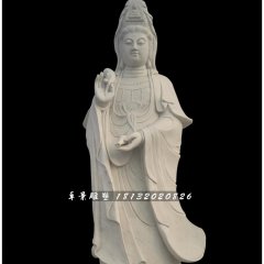 觀音菩薩石雕，大型觀音菩薩雕塑