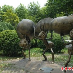螞蟻銅雕，公園螞蟻雕塑，景觀銅雕