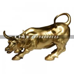 銅雕牛，廣場(chǎng)華爾街銅牛雕塑
