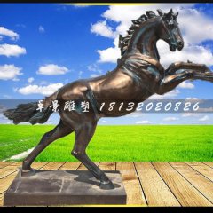 立馬銅雕，廣場銅馬動(dòng)物雕塑