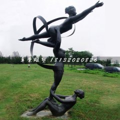體操運(yùn)動(dòng)員雕塑，公園人物銅雕