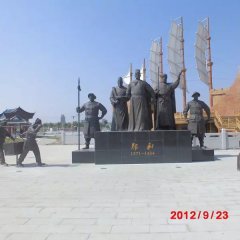 鄭和銅雕，古代名人銅雕