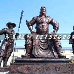 關(guān)公銅雕，古代人物銅雕