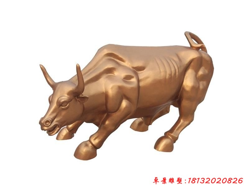 銅牛雕塑，廣場華爾街牛