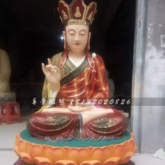 地藏王菩薩雕塑，玻璃鋼彩繪佛像雕塑