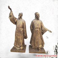 詩(shī)仙李白雕塑，玻璃鋼人物雕塑