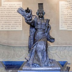 武則天雕塑，玻璃鋼古代人物雕塑