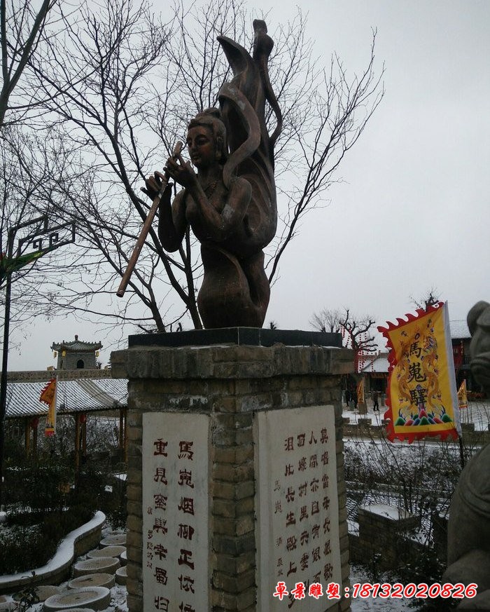 楊貴妃銅雕，古代人物銅雕