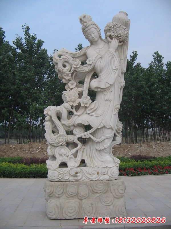 天女散花石雕,廣場景觀石雕