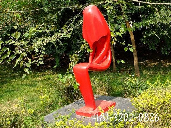 不銹鋼抽象人物，公園不銹鋼雕塑[1]