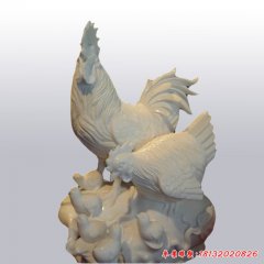 動(dòng)物石雕雞