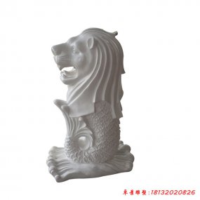 城市雕塑魚(yú)尾獅