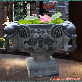 石雕仿古魚(yú)缸